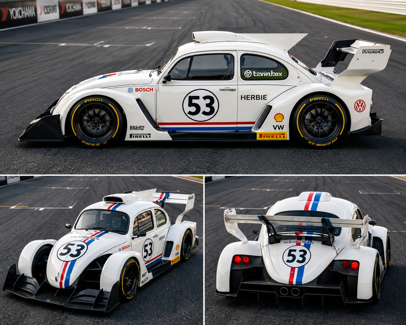 Fusca GT Kromics Edition - Branco