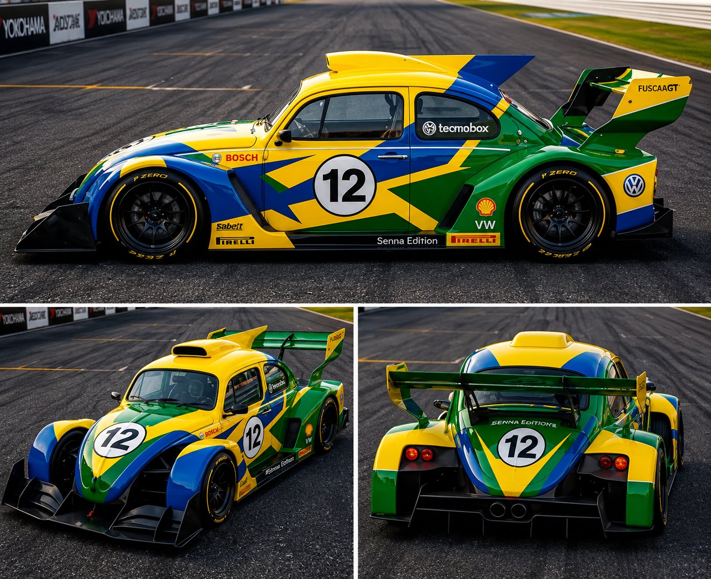 Fusca GT edição Brasil - Homenagem Senna