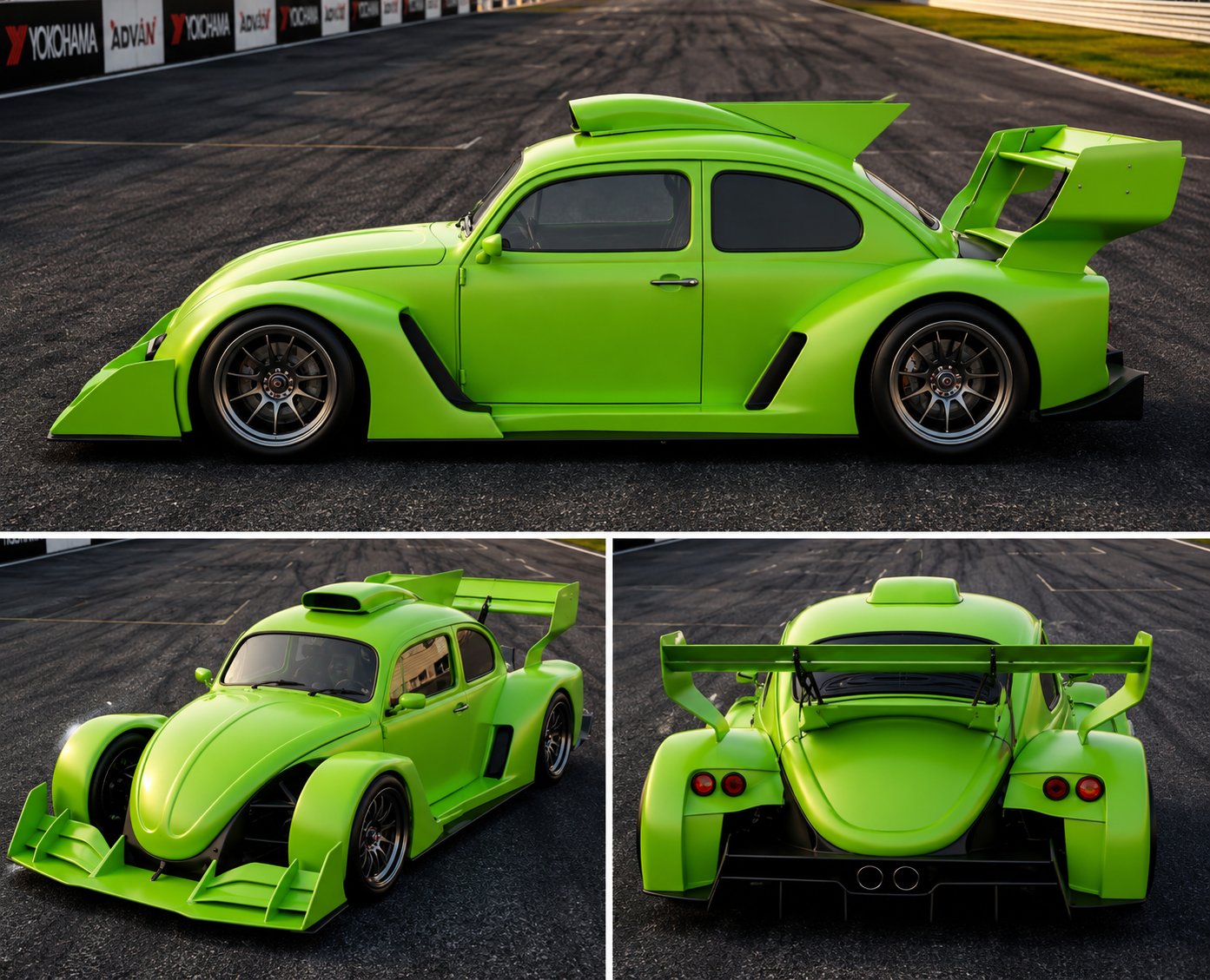Fusca GT Verde Lima - Lime Edition Yokohama